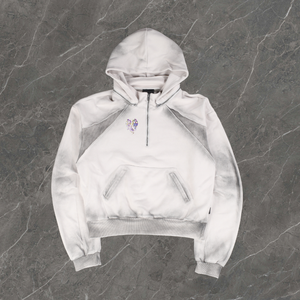 Nouveau sweat à capuche oversize vintage avec fermeture éclair, personnalisé en polyester/coton, taille XL, effet délavé 3D pour effet soleil - Product Image 5