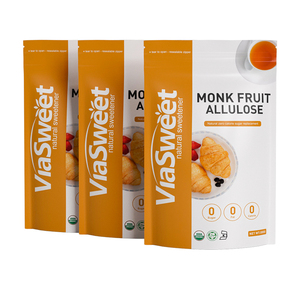 Keto Factory Zero Calorie Sweetener 1:1 <strong>Allulose</strong> Sugar Substitute 2lb <strong>Monk</strong> <strong>Fruit</strong> <strong>Allulose</strong> <strong>Blend</strong> - Product Image 2