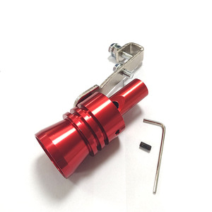 Sifflet de turbine universel en alliage d'aluminium taille <span class=keywords><strong>S</strong></span>, accessoires extérieurs automobiles, simulateur de soupape de décharge pour tuyau d'échappement de voiture - Product Image 5