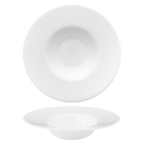 Bol à pâtes Grangusto Ø 27 cm Ø intérieur 14 cm Verre blanc Bormioli Rocco - Product Image 1