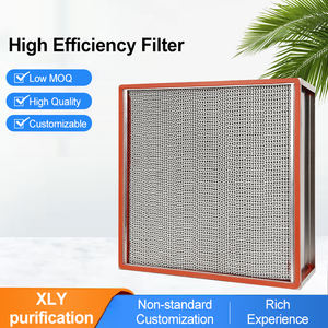 New Temperature Resistant High Efficiency Eco-friendly Stainless Steel <strong>Box</strong> <strong>Filter</strong>-H13/H14 Clean <strong>Air</strong> Solution - Product Image 2