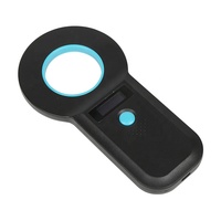 Escáner RFID Portátil FDX-B ISO11784/85 de 134.2KHz con Carcasa de ABS para Lectura de Microchip de Mascotas y Etiquetas de Oreja de Ganado