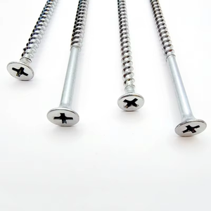 Tornillos de madera de cabeza DIN7998 de rosca gruesa de métrica chapada en zinc azul Tornillos de rosca de aglomerado - Product Image 2