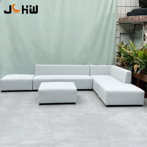 Thiết Kế Sang Trọng Khách Sạn Đồ Nội Thất Sân Vườn Patio Sofa Vườn Set L Hình Dạng Đồ Nội Thất Patio Sofa Với Thời Tiết Ngoài Trời Vải - Product Image 3