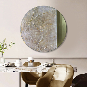 Decoración moderna para el hogar, arte de pared 3D abstracto, arte de medios mixtos, textura de pintura, arte sobre <span class=keywords><strong>lienzo</strong></span> - Product Image 6