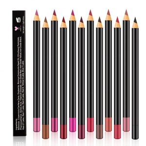 Crayon contour des lèvres marron à marque privée, 16 couleurs, nude, végétalien, mat, waterproof, maquillage pour les yeux et les lèvres - Product Image 1