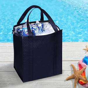 Sac isotherme jetable en tissu non tissé avec doublure en aluminium pour garder les aliments au chaud ou au froid - Product Image 6