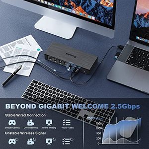 DisplayLink-Estación de acoplamiento universal para ordenador portátil, dispositivo de carga de 100W y 30W, Windows, <span class=keywords><strong>Mac</strong></span> <span class=keywords><strong>OS</strong></span> - Product Image 3