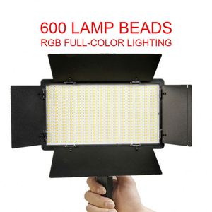 LED 600 RGB Light Video Live Streaming Portable Handheld LED D600RGB Full-color <b>Camera</b> Light <b>Outdoor</b> LED Fill Light - Product Image 5