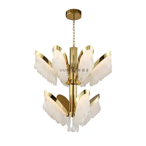 Original design luxury LED chandelier handmade glass villa hotel Angel wings glass chandeliers