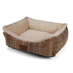 Поставщик, Супермягкие плюшевые прочные кровати для домашних животных большого размера для сна, роскошная кровать для домашних животных, пушистый диван-кровать, дизайнерская кровать для домашних животных - Product Image 6