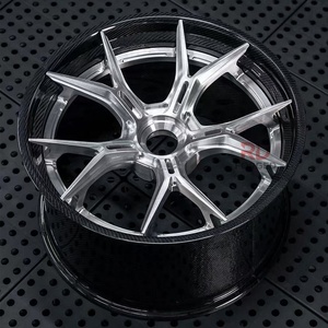 ล้อคาร์บอนไฟเบอร์แบบหลายก้าน 5x114.3 5x112 5x110 5x130 สำหรับ C8 Z06 C7 C6 ZR1 458 Speciale - Product Image 1