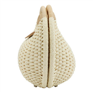 Borsa A Tracollaต่อวิทยาลัยDa Ragazza E BorsettaดอนนาFirmate La Gestisce Borse Diไม้ไผ่หวายBohoบาหลีSpoosaซาราสิริ - Product Image 4
