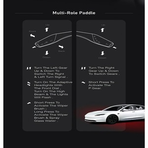แผงหน้าปัดเกียร์สำหรับ Tesla Model 3 Y ดีไซน์ทันสมัย - Product Image 3