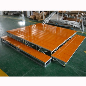 Aluminum <b>wooden</b> portable staging mobile event stage - Product Image 5