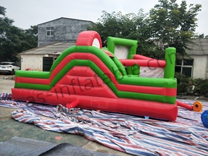 El trampolín inflable con tema de animales de la jungla diseñado para niños está actualmente a la venta - Product Image 2