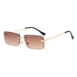 Gafas de Sol NOVISON Rectangulares con Montura Completa, Modelo 2026, Retro, para Mujer, Diseño de Moda, Protección UV400, Metálicas, Personalizables - Product Image 4