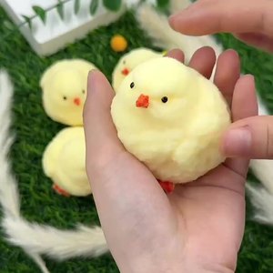 Juguete Antiestrés Taba Squishy, Lindos Juguetes de TPR para Niños, Oferta, Pollito de Pascua Kawaii, Juguete Sensorial con Forma de Huevo de Gallina - Product Image 2