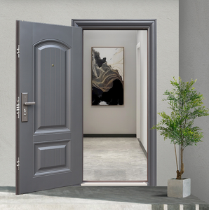 <span class=keywords><strong>Porte</strong></span> de sécurité en acier personnalisée Dongma, moderne, résidentielle, en métal, pour l'extérieur - Product Image 5
