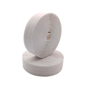 Cinta selladora de esquina de pared para lavabo de baño, cinta selladora blanca para bañera - Product Image 1