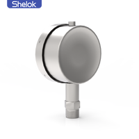 Shelok High Precision YK-100B Nitrogen Water Switch Digital Setting Hydraulic Pressure Gauge with Stainless Steel Case
