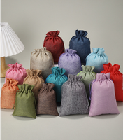 Sac promotionnel en polyester réutilisable à cordon coulissant, taille personnalisée, pour emballage de grains de café – Offre spéciale