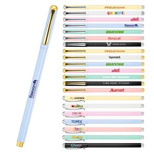 Bolígrafos de Gel Deportivos de Metal Negro de Alta Calidad, Logotipo Personalizado, Ancho de Escritura de 0.5 mm, para Regalos Promocionales y Eventos, Venta al Por Mayor - Product Image 1