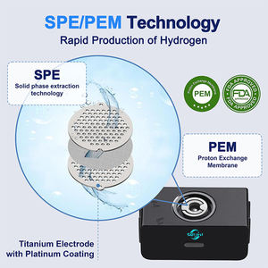 Bottiglia d'Acqua a Idrogeno 350ml con Tecnologia di Elettrolisi SPE/<span class=keywords><strong>PEM</strong></span> per la Produzione di Idrogeno e il Miglioramento della Qualità dell'Acqua - Product Image 3