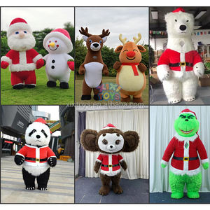 2m/2,6 m <span class=keywords><strong>de</strong></span> altura puesta en escena adulto globo <span class=keywords><strong>inflable</strong></span> mascota disfraz Navidad usable caminar ventilador incorporado dibujos animados - Product Image 4