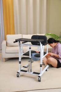 Paralysé personnes âgées maison main levage Machine handicapé douche toilette salle de bain pliant hydraulique ascenseur Patient mobile chaise de transfert - Product Image 4