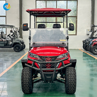 Mobil Golf Listrik Robetaa Luxury 6-Kursi 72 Volt dengan Motor 5kw Bersertifikasi CE Dijual