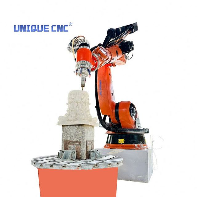 Machinery 7 Axis CNC KUKA Robotic Body 3d Marble Sculpture Making Robot Granite Stone Engraving Machine for Sale