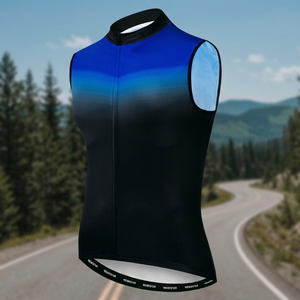 Maillot de cyclisme personnalisable à manches courtes pour homme, respirant, coupe-vent, séchage rapide, en Spandex/Polyester, imprimé numériquement pour le VTT - Product Image 2