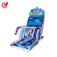 Simulateur de ski d'arcade pour adultes Machine de jeu vidéo Divertissement intérieur Effet de tempête de neige à pièces
