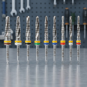 9 Pinces coniques L16 avec irrigation externe, outils dentaires manuels pour implants, chirurgicaux, en acier inoxydable allemand, légers - Product Image 3