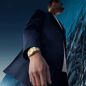 Orologio Svizzero Meccanico di Lusso da Uomo Louis <span class=keywords><strong>Schwab</strong></span> 45 Le Mirage Series LS.33.01.00.717, Alta Qualità, Movimento Sellita 316L - Product Image 6