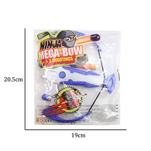 Soft Bullet Shooter Mega Bow Ninja Weapons Fighting Toys Launcher Role Play Set Shooting Gun