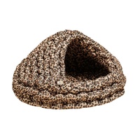 Handgemachtes Geflecht Luxus Dickes Seil Geflochtene Baumwolle Chunky Knit Weich gestricktes Katzen nest Haustier bett Korb Warm gewebtes Katzen bett