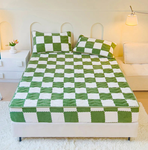 Drap-housse gris et blanc uni ultra doux et respirant, literie pour adultes toutes saisons, durable, de haute qualité, lavable - Product Image 4