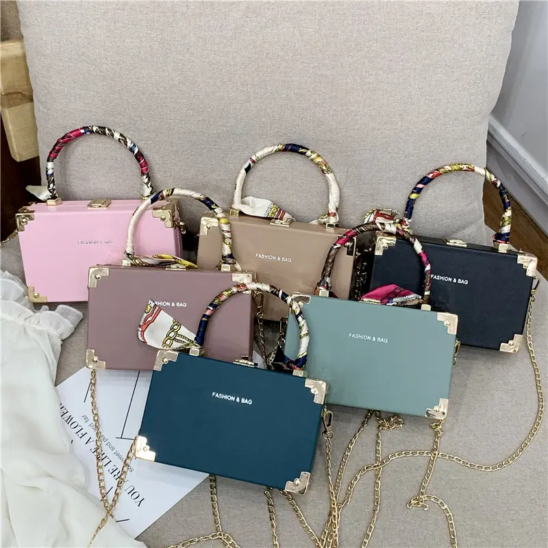 New fashion solid color leather women handbag messenger shoulder bag