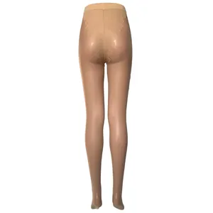 Strumpfhosen sexy Spitzens trümpfe transparent hoch dehnbare Seide Strumpfhosen Scrunch Butt Leggings bunte Damen