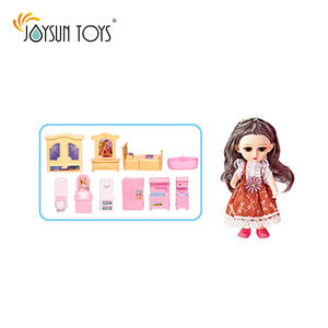 Princesse Villa maison jouets grande maison de poupée accessoires bricolage semblant jouer maison de poupée pour filles cadeaux - Product Image 6