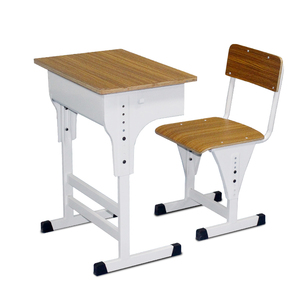 Conjunto de Mesa y Silla Ajustable de Metal Moderno para Aula y Espacio de Trabajo Estudiantil, para Mobiliario Escolar - Product Image 4