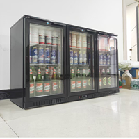 Mini-réfrigérateur de bar, réfrigérateur à boissons froides, réfrigérateur commercial à porte vitrée pour bière