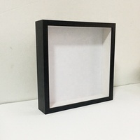 Cadre d'affichage personnalisé en gros pour œuvres d'art 40x40 cm, profondeur 5 cm, cadre en boîte