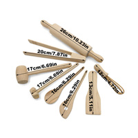Bestseller DIY Backwerkzeuge 8-teiliges Kinder-Holz-Backset