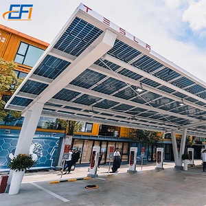 Estructura de Techo para Coches, Adecuada para Paneles Solares, Conjunto de Soportes para Estacionamiento Solar - Product Image 4