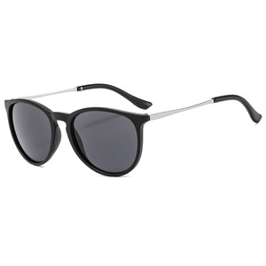 Advanced Trendy Unisex Metal Leg <b>round</b> <b>Frame</b> Designer <b>Sunglasses</b> UV400 Optical Attribute PC <b>Frame</b> Material Logo Lens Men Women - Product Image 3