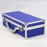 50 pièces de monnaie capacité de dalle boîtier en aluminium mallette de rangement de transport de haute qualité pour le Support de dalle toute la personnalisation boîtier en aluminium