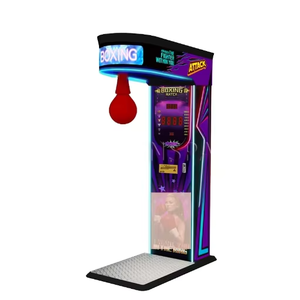 Игровой автомат для бокса 2025: Хит продаж! Металлический боксерский тренажер «Король бокса» с функцией проверки силы удара и умной музыкой. - Product Image 6